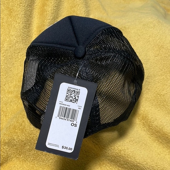 Converse All Star Black Trucker Hat - Picture 3 of 3